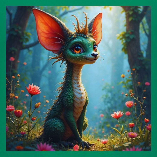 Fantasy Forest Character with Magical Vibe