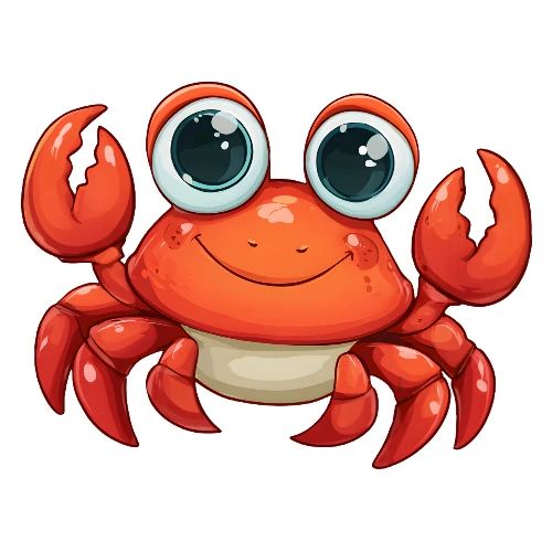 Cute Cartoon Baby Crab - Kids' Premium T-Shirt