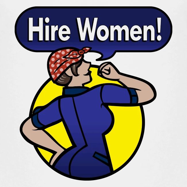 "Hire Women!" Kid's T-Shirt
