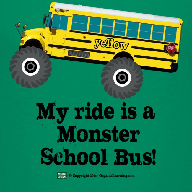 Monster Schoolbus Spreadshirt 3 png