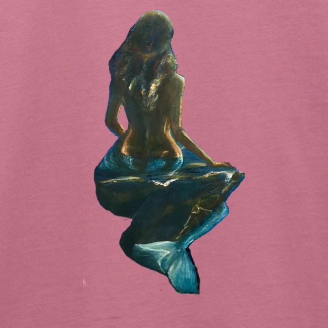 Midnight Mermaid on a rock