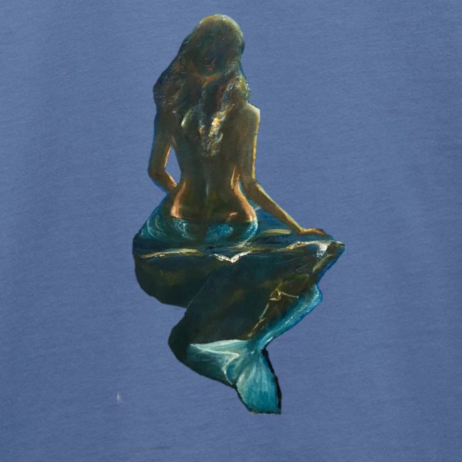 Midnight Mermaid on a rock