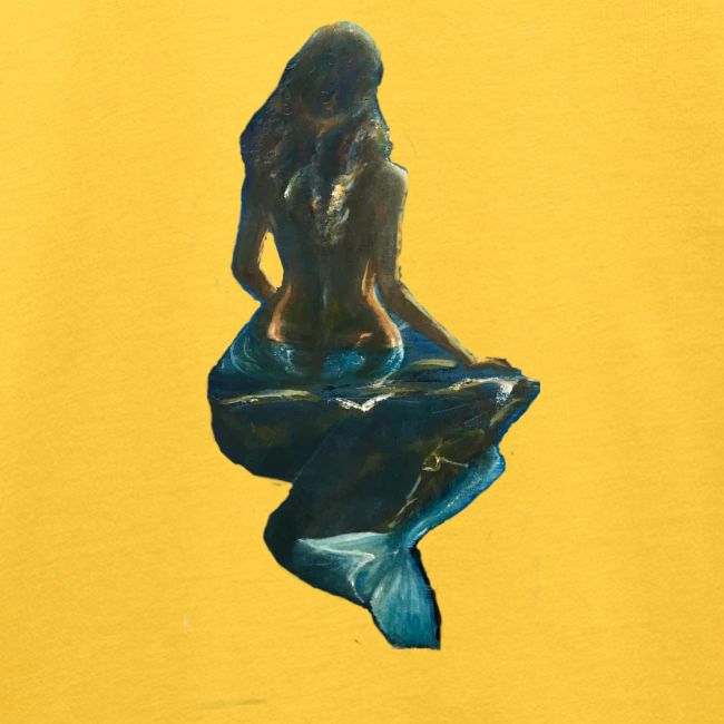 Midnight Mermaid on a rock