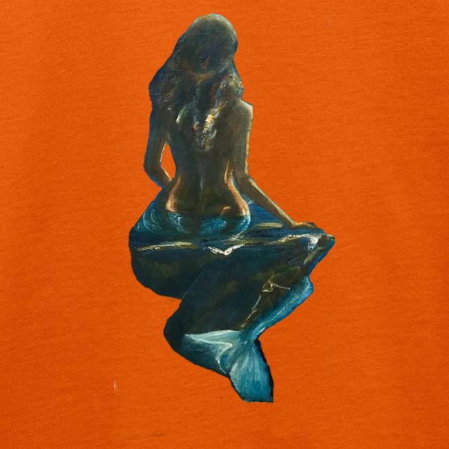 Midnight Mermaid on a rock