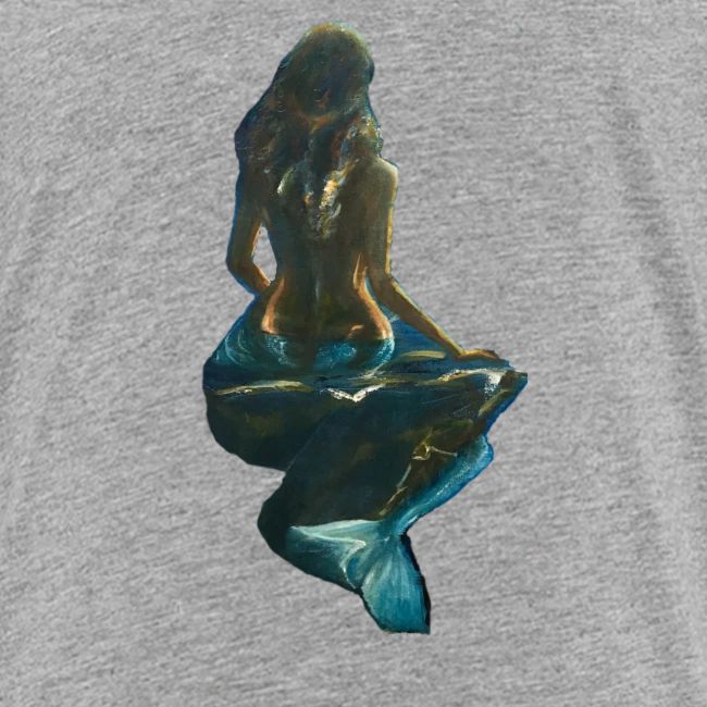 Midnight Mermaid on a rock