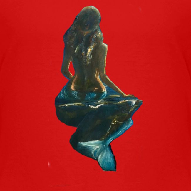 Midnight Mermaid on a rock