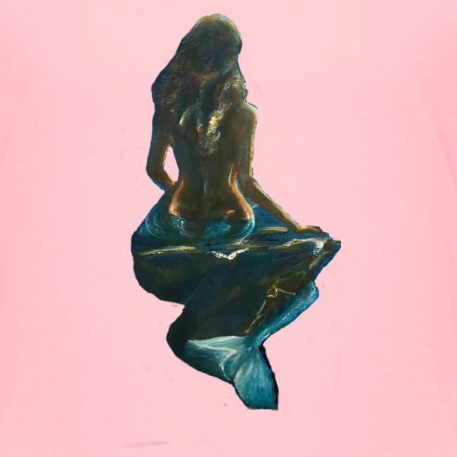 Midnight Mermaid on a rock