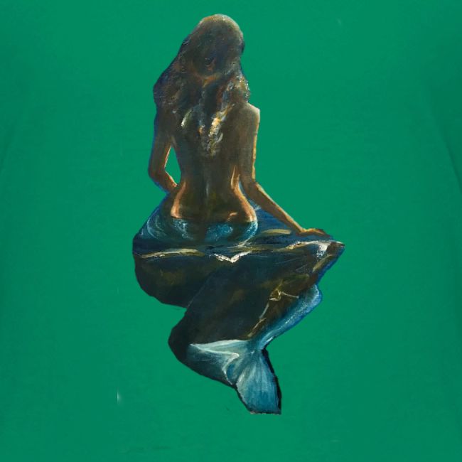 Midnight Mermaid on a rock
