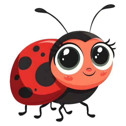 Cute Cartoon Ladybug Full of Joy - Kids' Premium T-Shirt