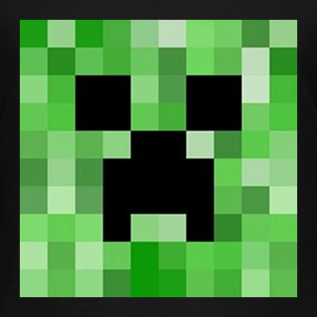 Minecraft Kingdom Creeper Face Pixels Kids Premium T Shirt
