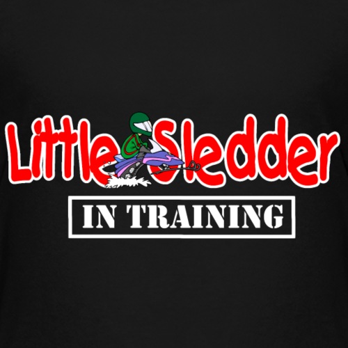 Little Sledder in Training - Kids' Premium T-Shirt