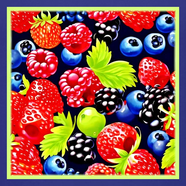 Colorful Berry Medley Design