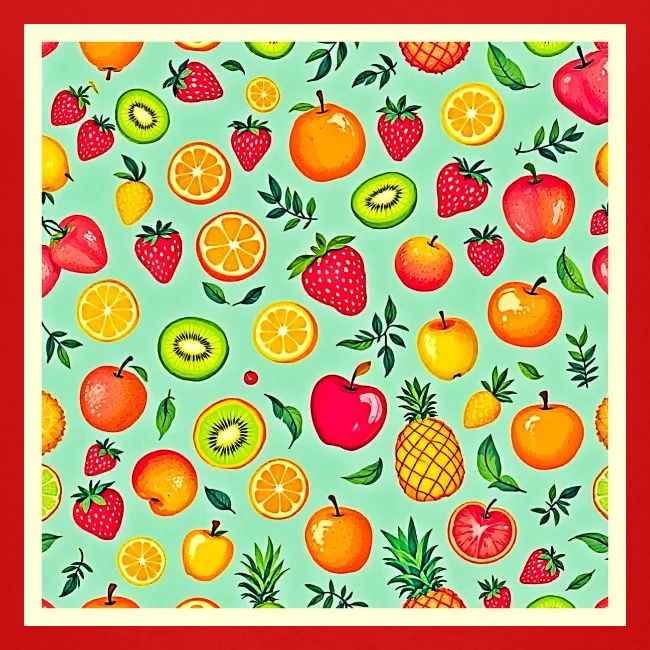 Summer Fruit Seamless Design
