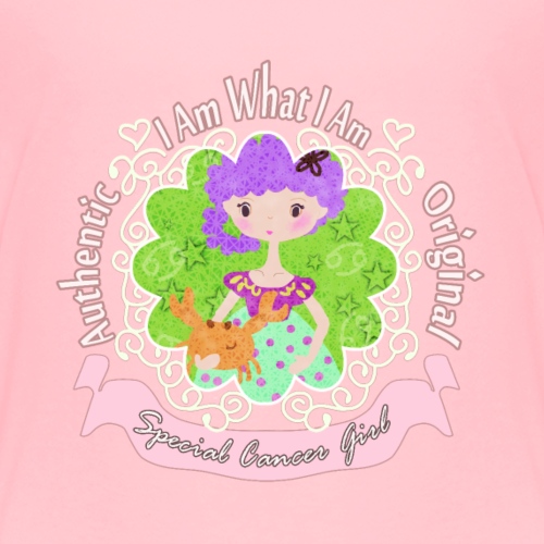Cancer Horoscope Girl Design ' I Am What I Am' - Kids' Premium T-Shirt