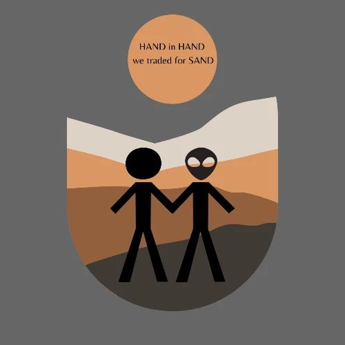 HAND in HAND we traded for SAND Front - Kids' Premium T-Shirt