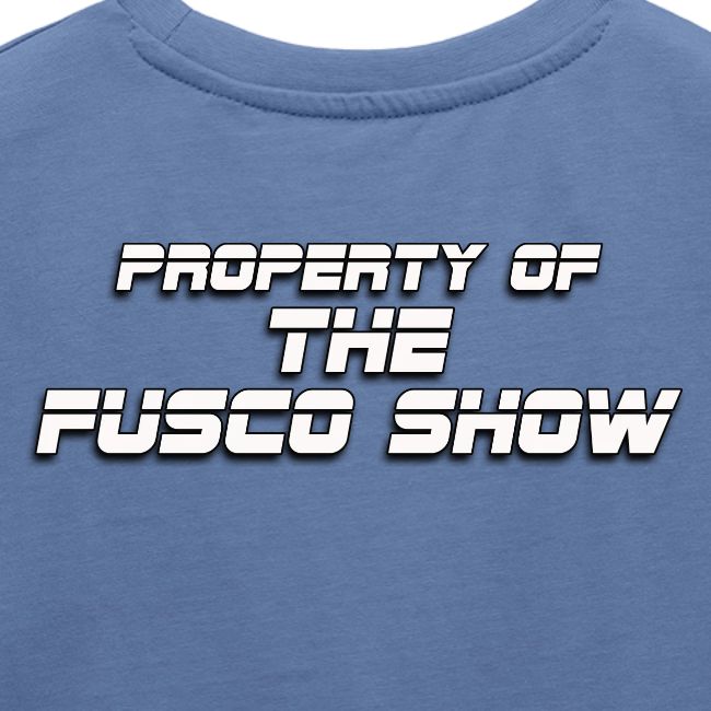 Producer Jay on Dartboard with Fusco Show back