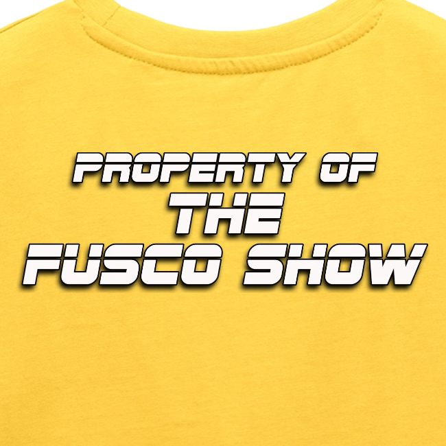 Producer Jay on Dartboard with Fusco Show back