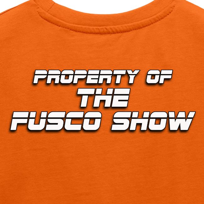 Producer Jay on Dartboard with Fusco Show back