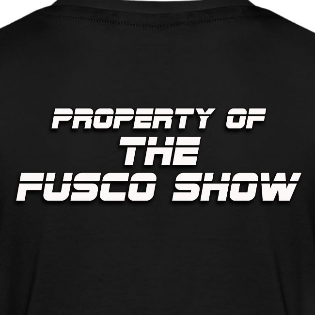 Producer Jay on Dartboard with Fusco Show back