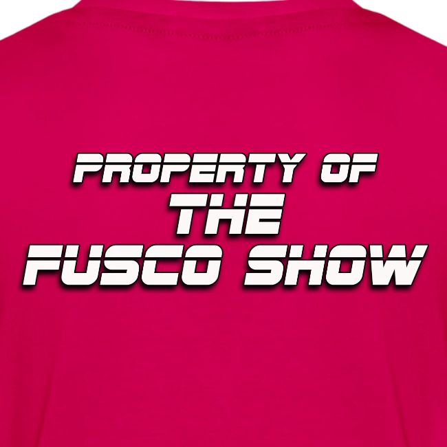 Producer Jay on Dartboard with Fusco Show back