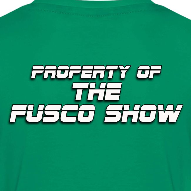 Producer Jay on Dartboard with Fusco Show back