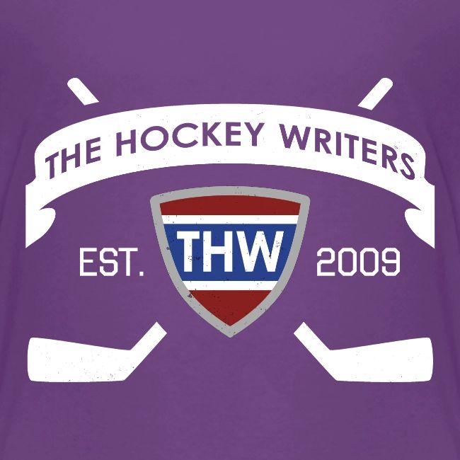 The Hockey Writers Est. 2009 Banner Logo - white