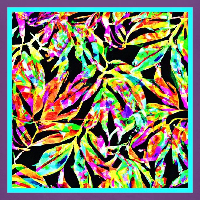 Chic Neon Pattern: Vibrant Bliss