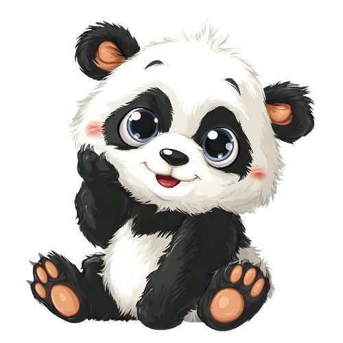 Blushing Baby Panda - Kids' Premium T-Shirt