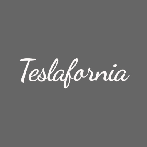 Teslafornia White Script - Kids' Premium T-Shirt