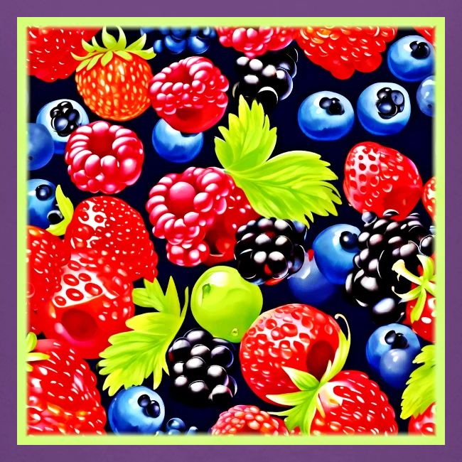 Colorful Berry Medley Design