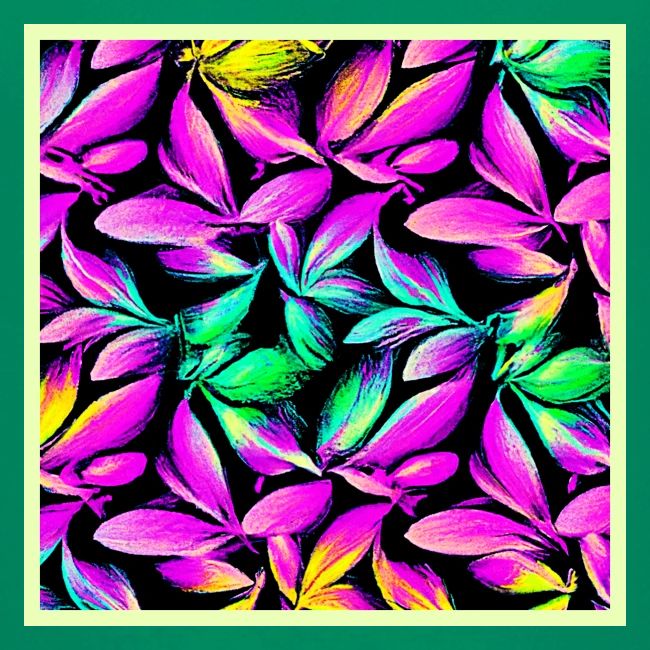 Vibrant Floral Repeat Design