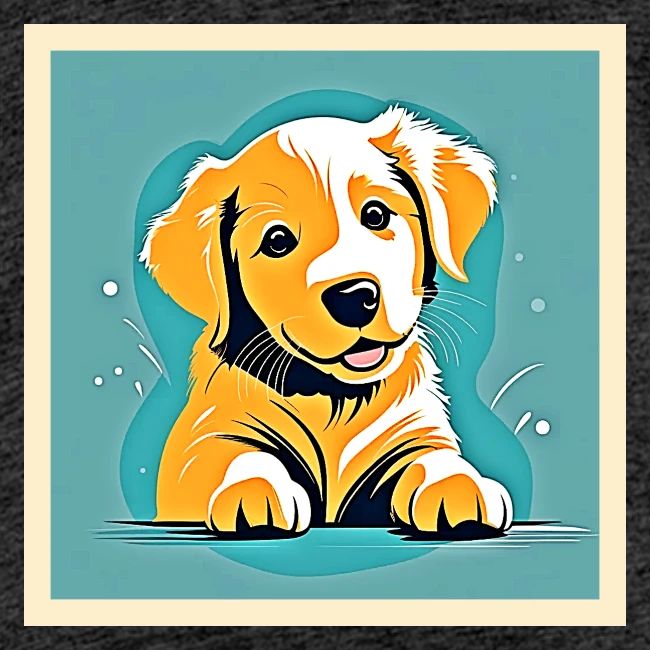 Cute Puppy Art Design