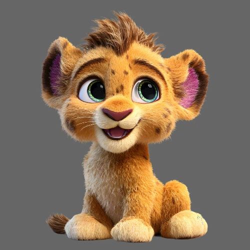 Sweet Lion Cub - Kids' Premium T-Shirt