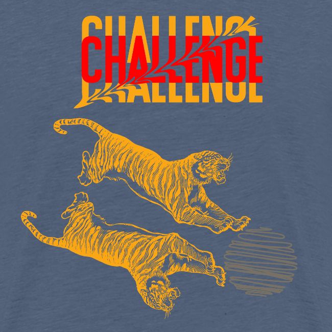 Double tiger fashion, jungle feline animals.