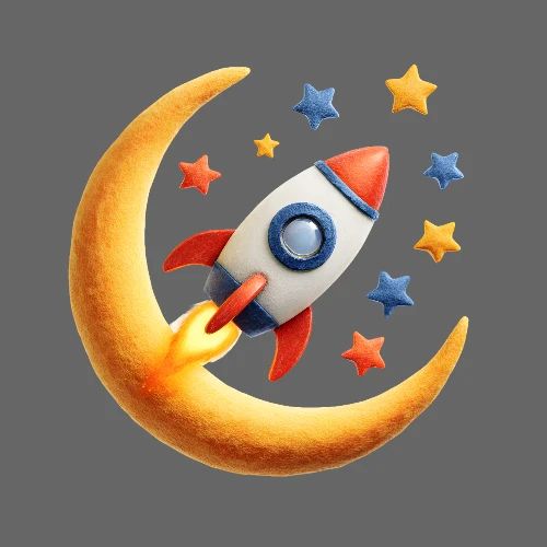 Rocket Among the Stars - Kids' Premium T-Shirt