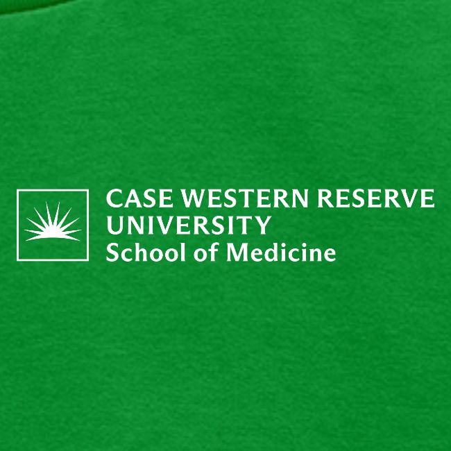 SOM Two Line Horizontal Primary Logo CWRU WHITE 1