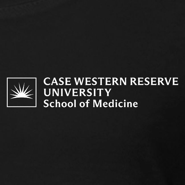 SOM Two Line Horizontal Primary Logo CWRU WHITE 1