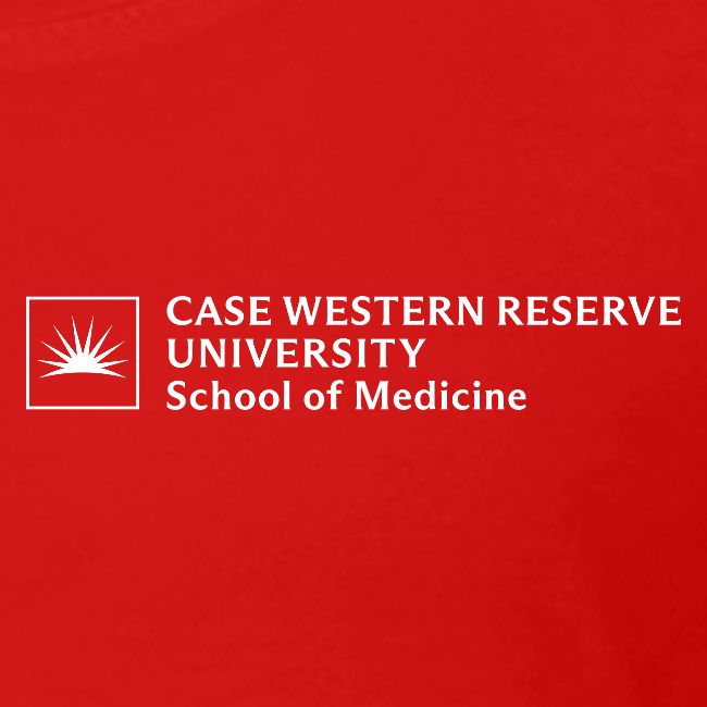 SOM Two Line Horizontal Primary Logo CWRU WHITE 1