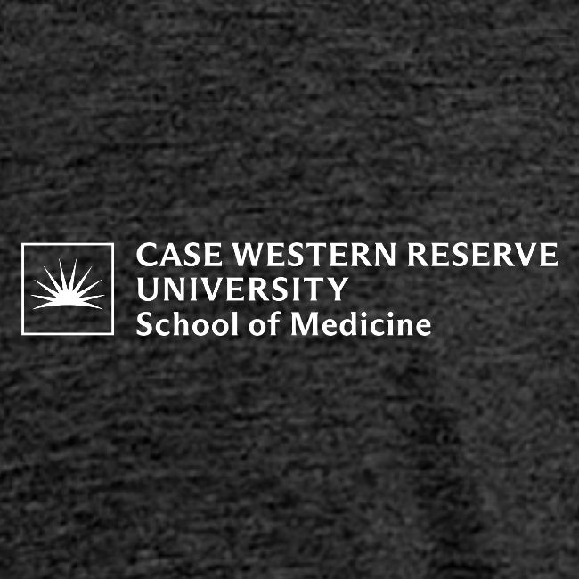 SOM Two Line Horizontal Primary Logo CWRU WHITE 1