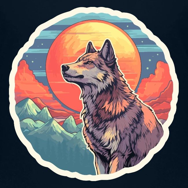 Majestic Wolf Moon