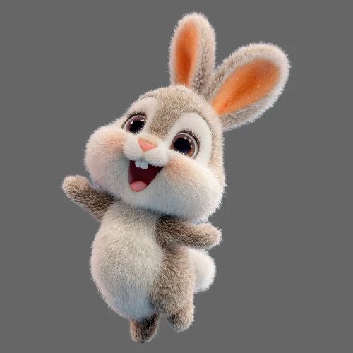 Dancing Baby Rabbit - Kids' Premium T-Shirt
