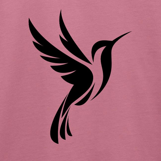 Hummingbird Spot Logo in Black