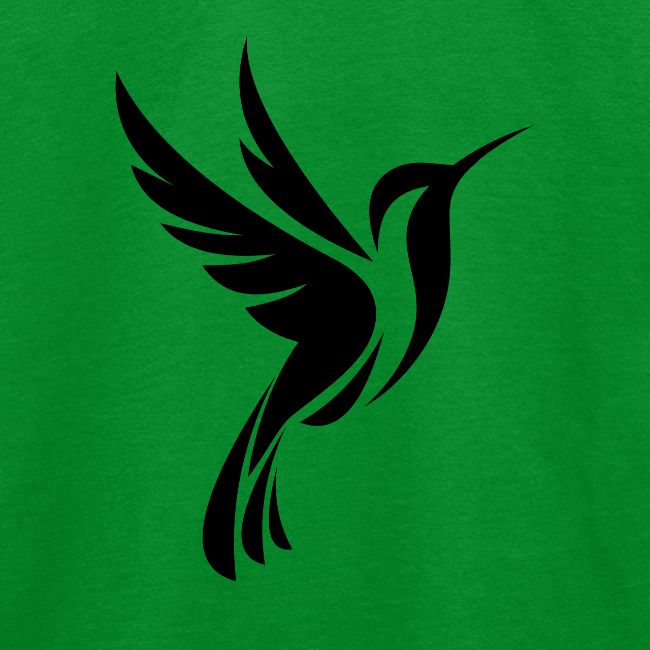 Hummingbird Spot Logo in Black