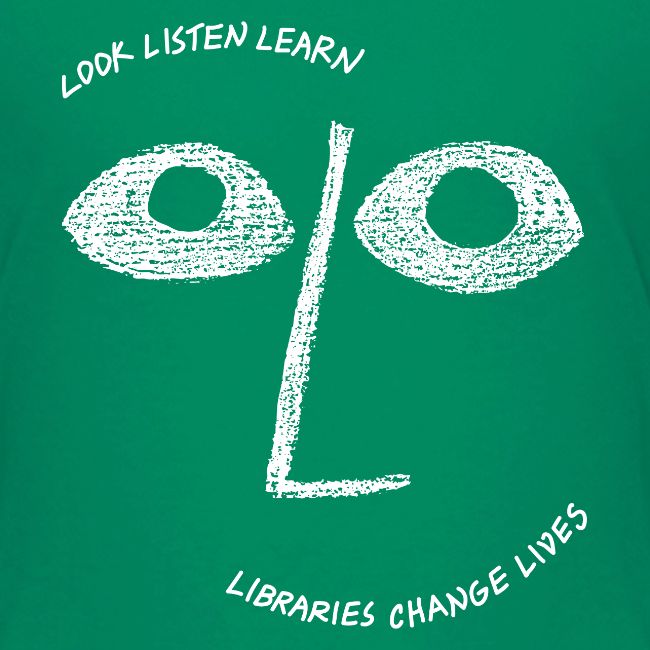 Vintage ALA: Libraries Change Lives Face