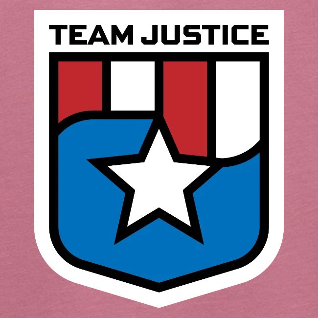 Team Justice Shield Logo white border