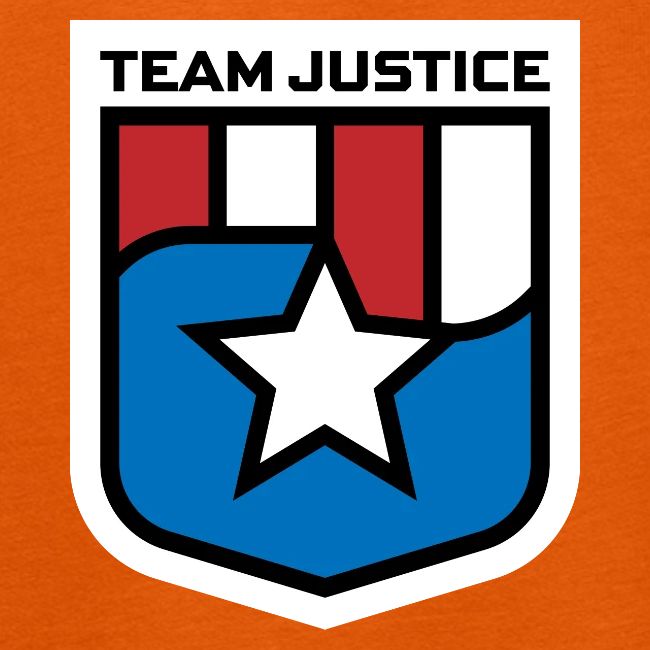 Team Justice Shield Logo white border