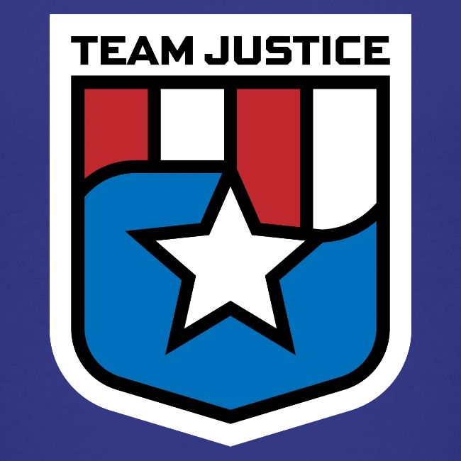 Team Justice Shield Logo white border