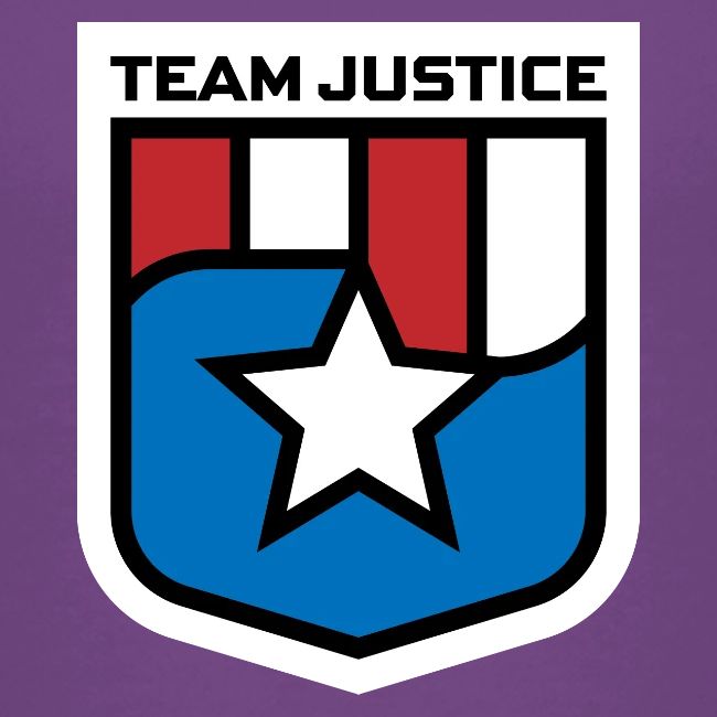 Team Justice Shield Logo white border