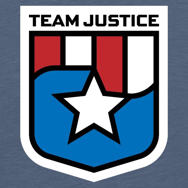 Team Justice Shield Logo white border