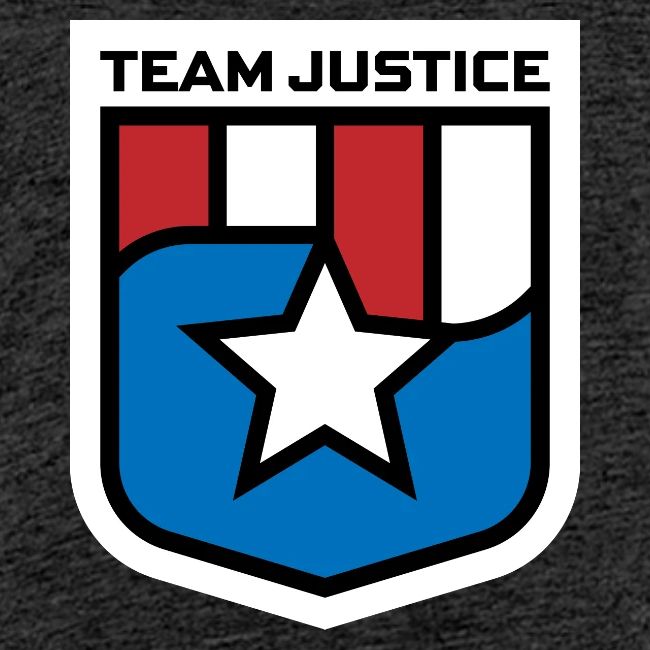 Team Justice Shield Logo white border